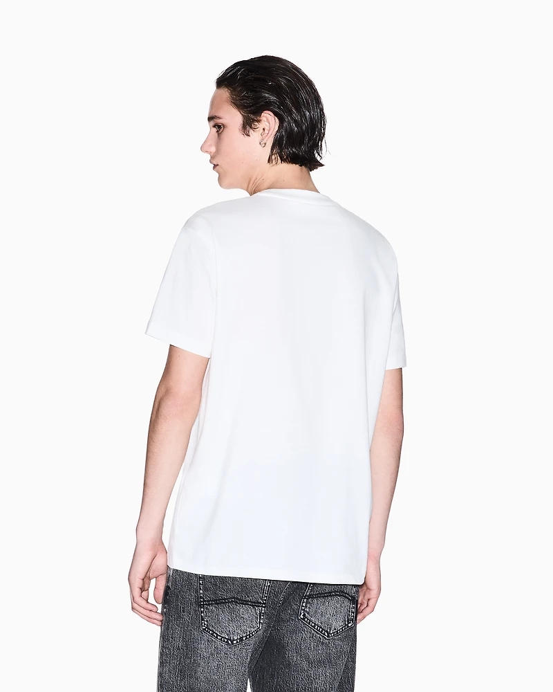 Regular fit T-shirt with abstract logo