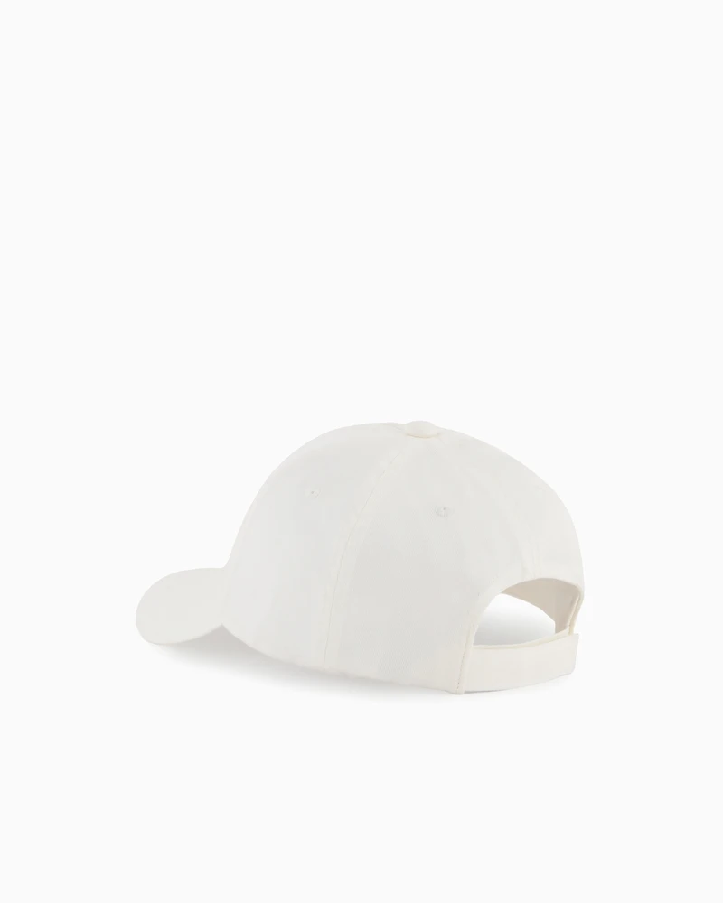 Cotton visor hat with logo