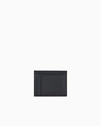 Card holder with monogram and stripes