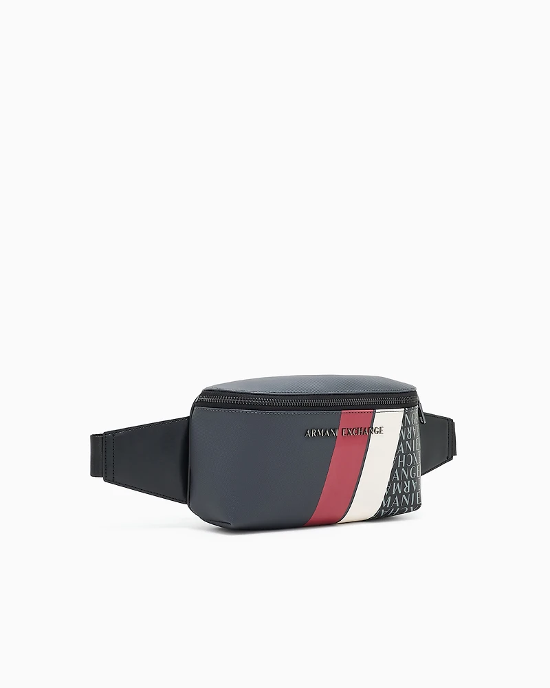 Monogram and Stripes Bum Bag