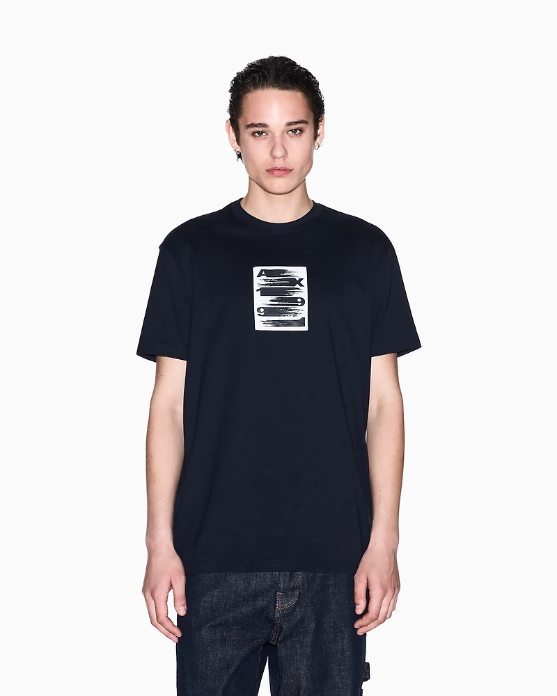 Regular fit T-shirt with abstract logo