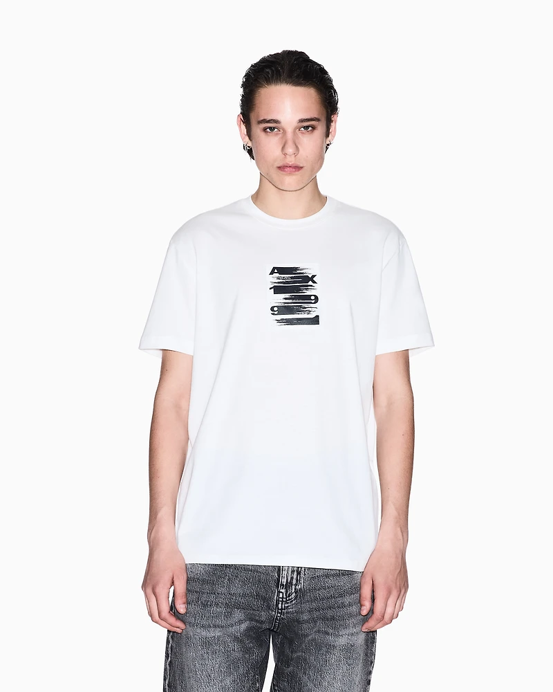 Regular fit T-shirt with abstract logo
