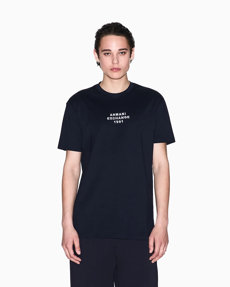 Regular fit T-shirt with logo lettering