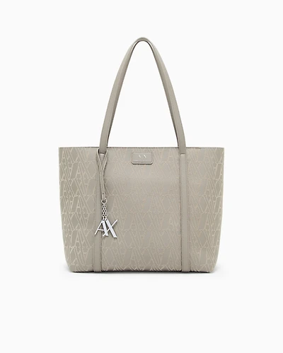 Tote bag with allover logo