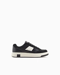 Armani Exchange - Sneakers with contrasting inserts, Man, White, Size: