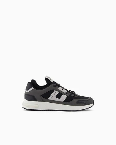 Armani Exchange - Sneakers with contrasting details, Man, Grey, Size: