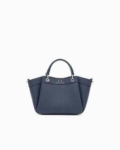 Armani Exchange - Small handbag with degradè shoulder strap, Woman, Navy_blue, Size: TU