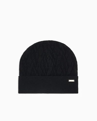 Armani Exchange - Beanies, Woman, Black, Size: TU