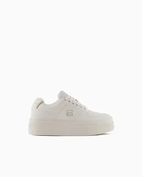 Armani Exchange - Sneakers, Woman, White, Size: