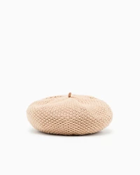 Armani Exchange - Soft yarn hat, Woman, Camel, Size: TU