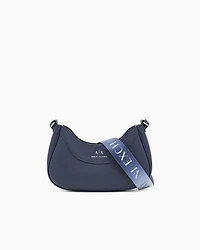 Armani Exchange - Crossbody bag with logo, Woman, Navy Blue, Size: TU