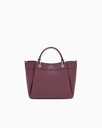 Armani Exchange - Medium handbag with degradè shoulder strap, Woman, Burgundy, Size: TU