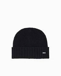 Ribbed beanie hat