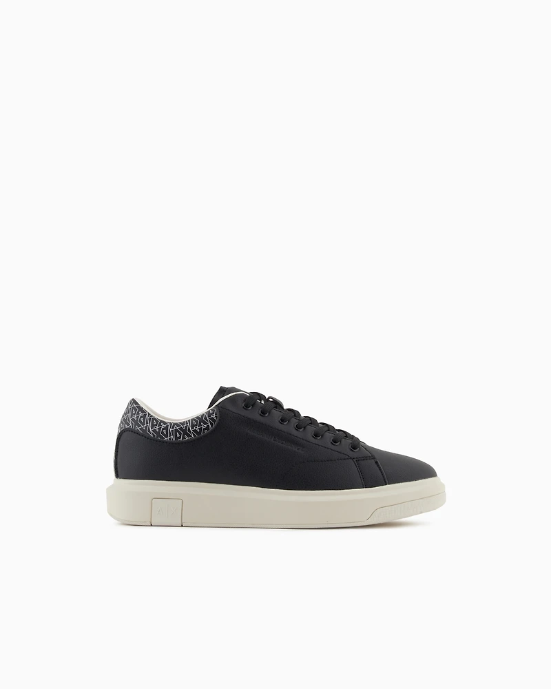 Armani Exchange - Sneakers with detail on the back, Man, White, Size: