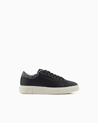 Armani Exchange - Sneakers with detail on the back, Man, White, Size: