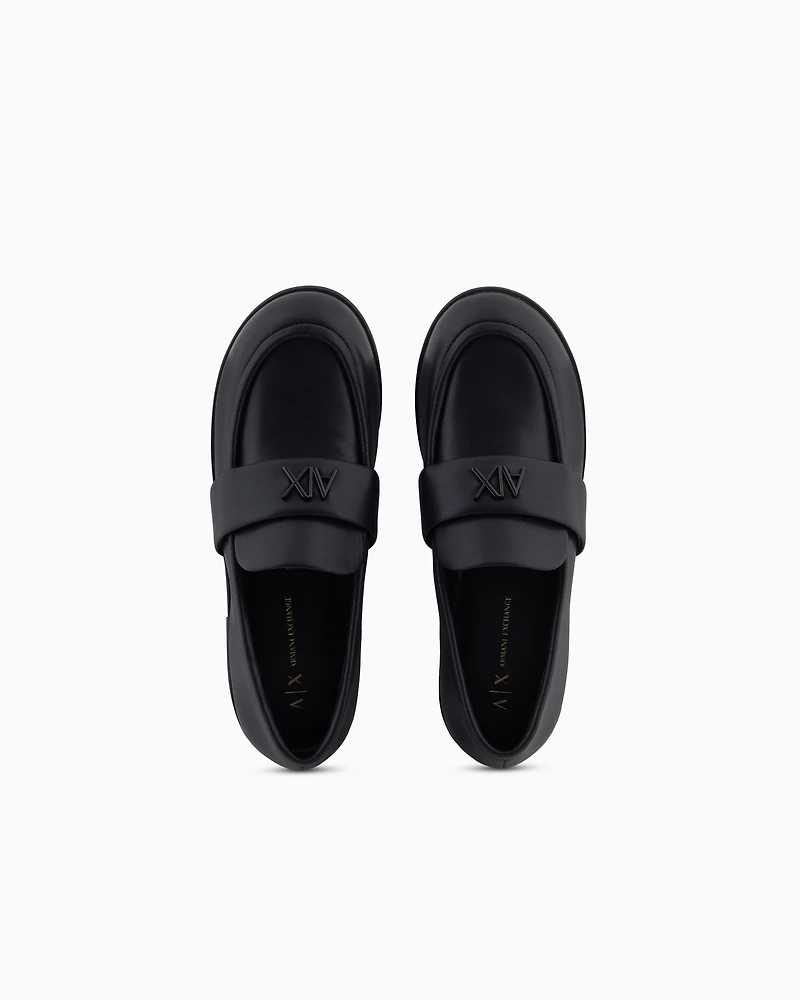 Armani Exchange - Loafers, Woman, Black, Size: