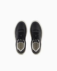 Armani Exchange - Sneakers, Woman, Black, Size: