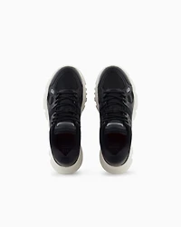 Armani Exchange - Sneakers with contrasting details, Man, Black, Size: