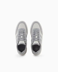 Armani Exchange - Mesh sneakers with contrasting inserts, Man, Grey, Size:
