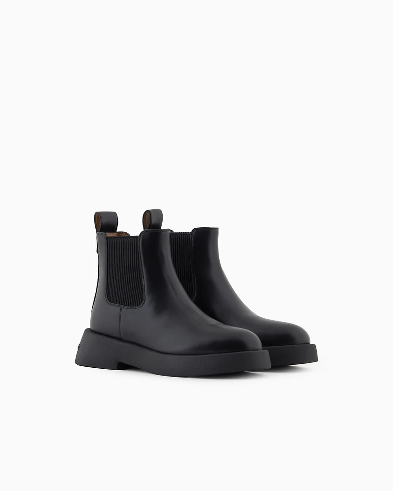 Armani Exchange - Chelsea Boots, Woman, Black, Size: