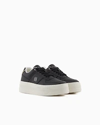 Armani Exchange - Sneakers, Woman, Black, Size: