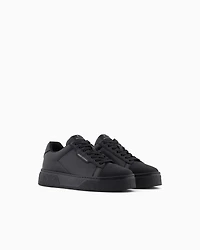Armani Exchange - Sneakers with high sole, Man, Black, Size: