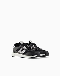 Armani Exchange - Sneakers with contrasting details, Man, Grey, Size: