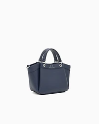 Armani Exchange - Small handbag with degradè shoulder strap, Woman, Navy_blue, Size: TU