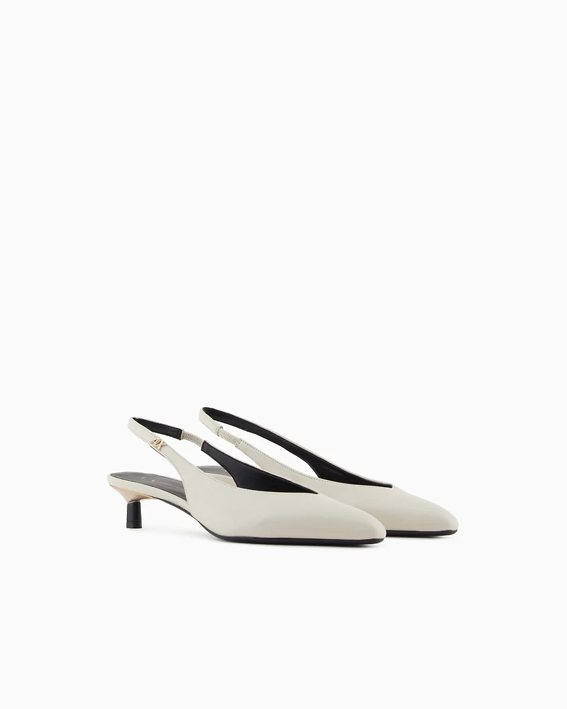 Slingback Kitten Heels