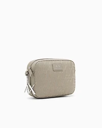 Shoulder bag with embossed motif