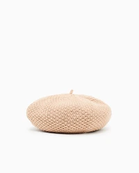 Armani Exchange - Soft yarn hat, Woman, Camel, Size: TU