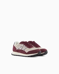 Armani Exchange - Sneakers, Woman, Burgundy, Size: