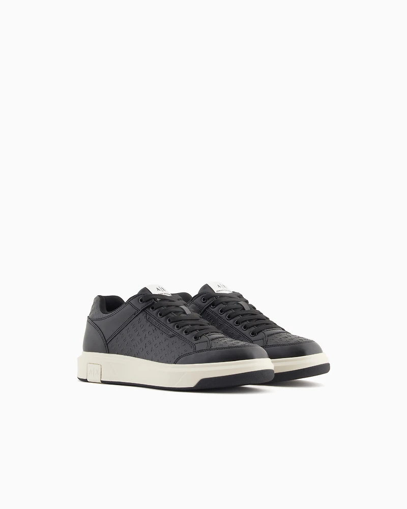 Sneakers with allover logo