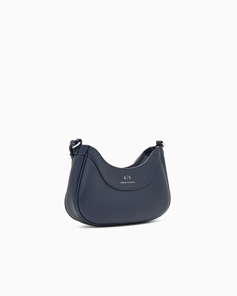 Armani Exchange - Crossbody bag with logo, Woman, Navy Blue, Size: TU