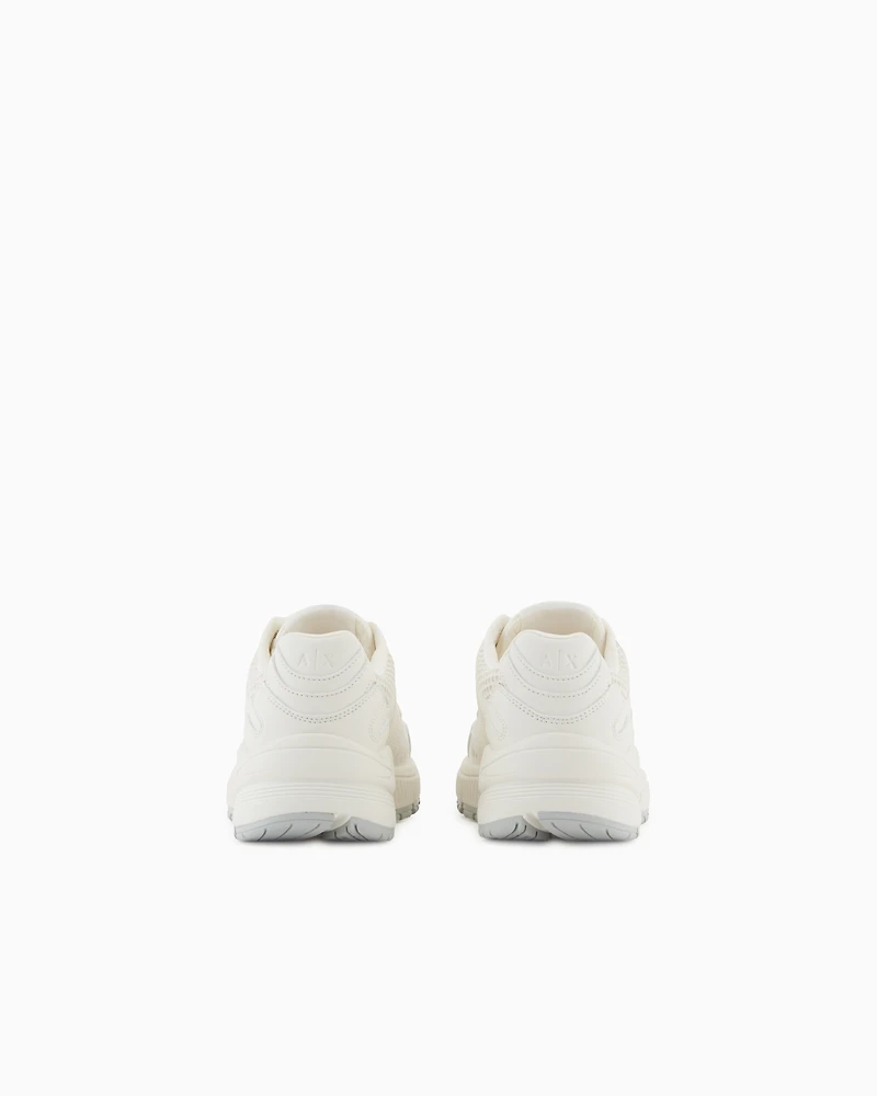 Armani Exchange - Sneakers, Woman, White, Size: