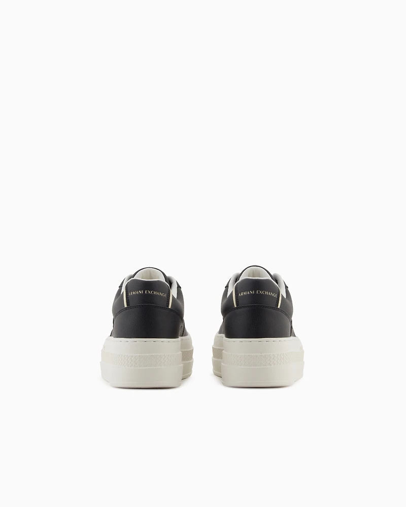 Armani Exchange - Sneakers, Woman, Black, Size: