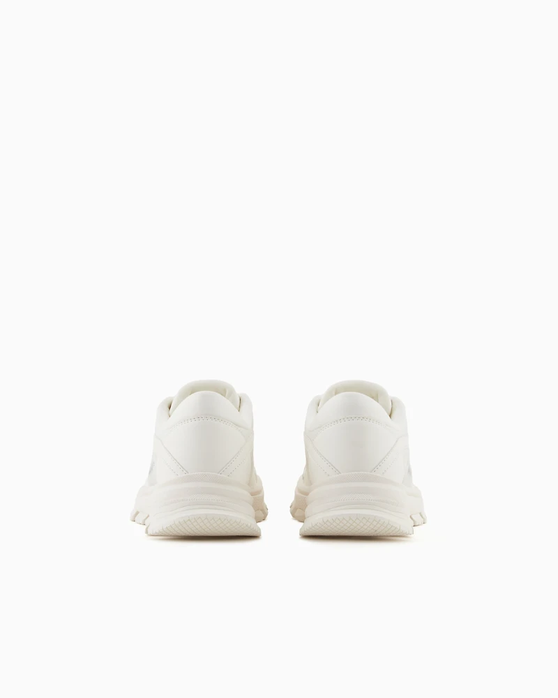 Armani Exchange - Sneakers with contrasting details, Man, White, Size: