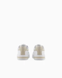 Armani Exchange - Sneakers with laces and logo, Woman, White, Size: