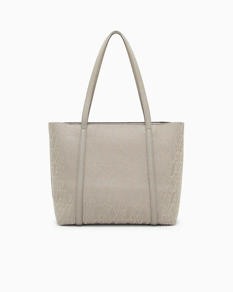 Tote bag with allover logo