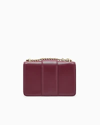 Armani Exchange - Shoulder bag with metal logo, Woman, Burgundy, Size: TU