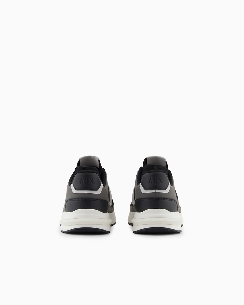 Armani Exchange - Sneakers with contrasting details, Man, Grey, Size: