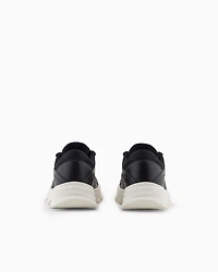 Armani Exchange - Sneakers with contrasting details, Man, Black, Size:
