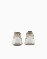 Armani Exchange - Sneakers, Woman, Beige, Size: