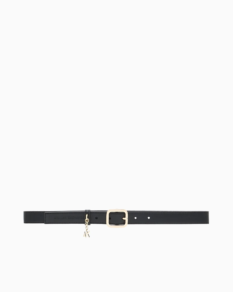Armani Exchange - Thin belt, Woman, Black, Size: