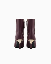 Ankle boots with gold detail