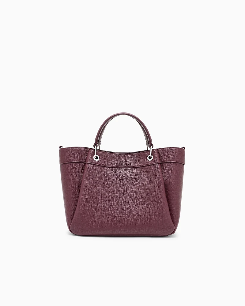 Armani Exchange - Medium handbag with degradè shoulder strap, Woman, Burgundy, Size: TU