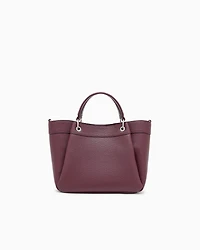 Armani Exchange - Medium handbag with degradè shoulder strap, Woman, Burgundy, Size: TU