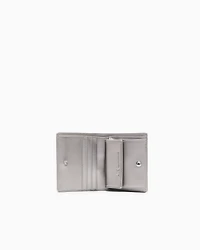 Armani Exchange - Small wallet with ASV logo, Woman, Silver, Size: TU