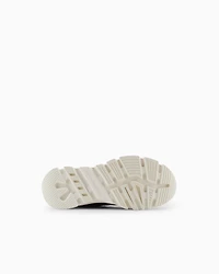 Armani Exchange - Sneakers with contrasting details, Man, Black, Size: