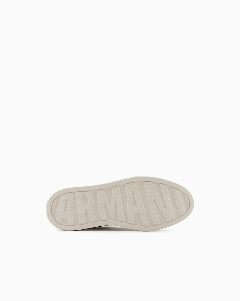 Armani Exchange - Sneakers with side detail, Man, Blue, Size: